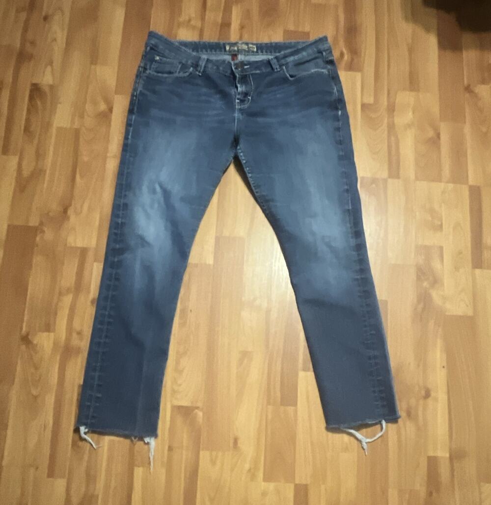 BKE Womens Blue Medium Wash Stretch Denim Skinny Jeans Slim Fit 12/14